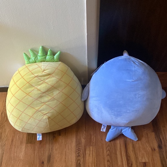 Squishmallow pineapple Maui and narwhal Naomi 2 stuffy bundle NEW NWT - Picture 4 of 5